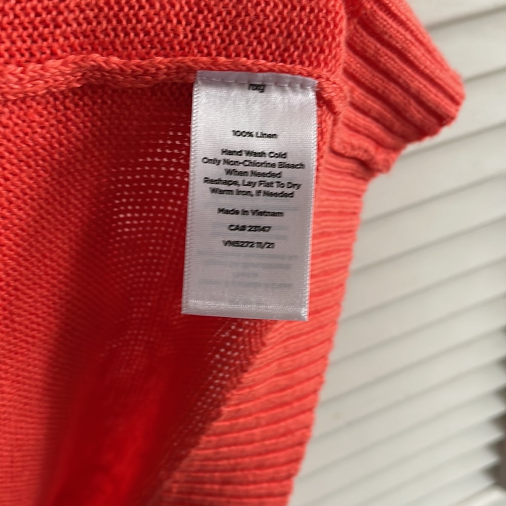 Talbots Linen Tee NWT - Picture 4 of 4